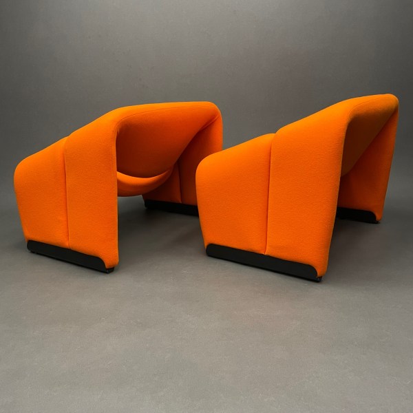 Linea Due Lot De 2 Fauteuils Groovy F598 Pierre Paulin Artifort