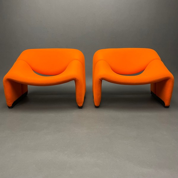 linea due Lot de 2 fauteuils Groovy F598 Pierre Paulin Artifort