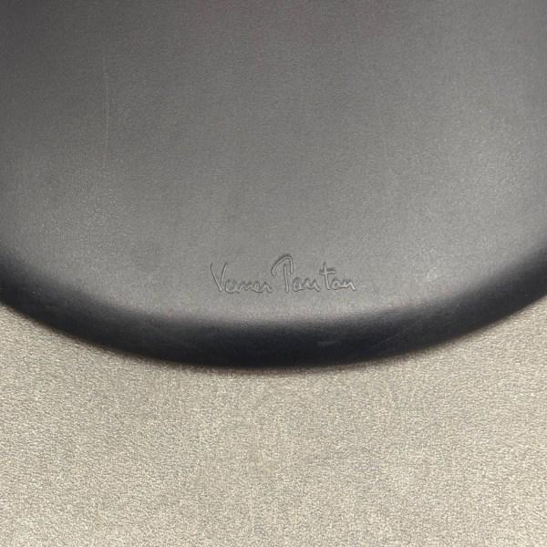 Linea Due Lot De 3 Chaises Noires Panton Chair Verner Panton Vitra