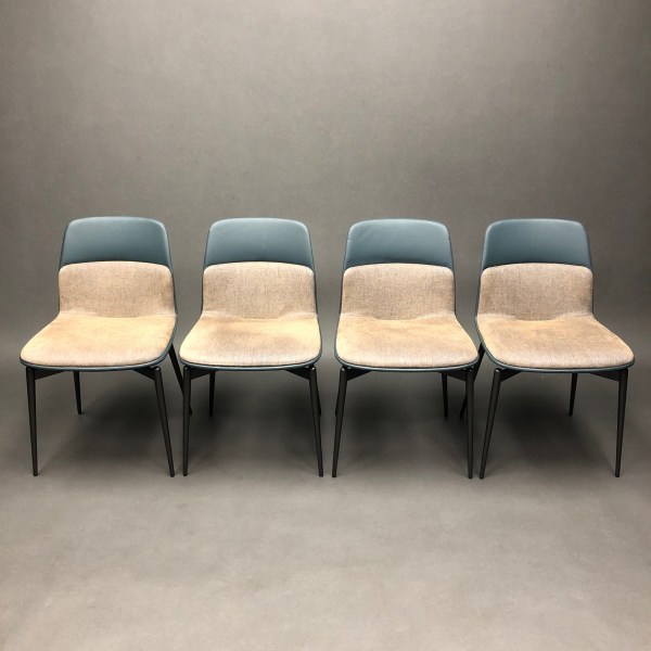 Linea Due Lot De 4 Chaises Barbican Rodolfo Dordoni Pour Molteni & C