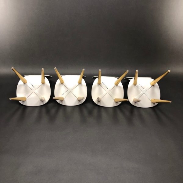 Linea Due Lot De 4 Chaises Figure Presenti Anna Gili Memphis Milano Série Limitée