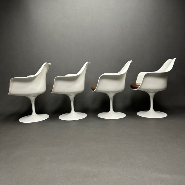 Linea Due Lot De 4 Fauteuils Pivotants Tulipe Eero Saarinen Knoll