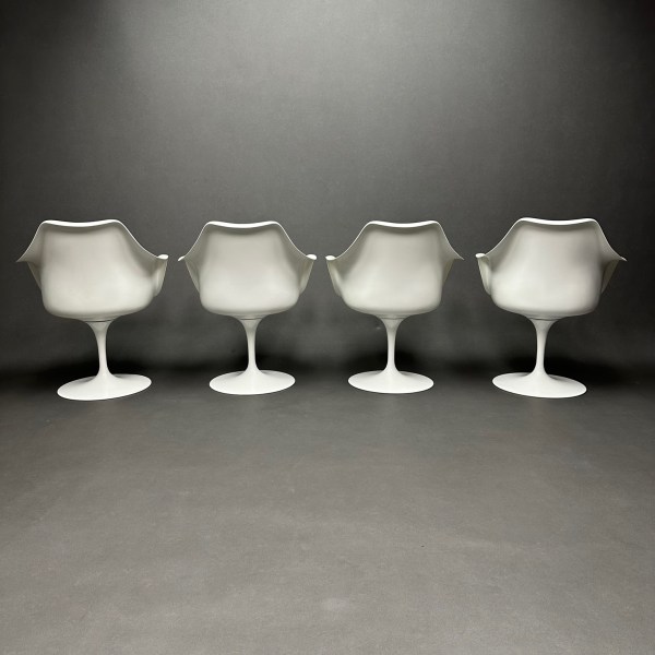Linea Due Lot De 4 Fauteuils Pivotants Tulipe Eero Saarinen Knoll