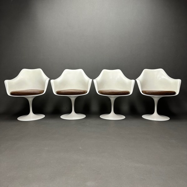 linea due Lot de 4 fauteuils pivotants Tulipe Eero Saarinen Knoll