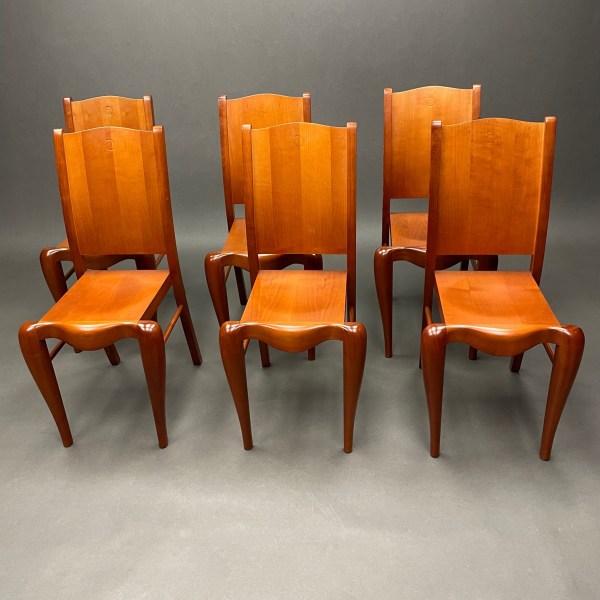 Linea Due Lot De 6 Chaises Placide Of The Wood Philippe Starck Driade