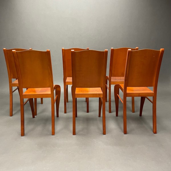 Linea Due Lot De 6 Chaises Placide Of The Wood Philippe Starck Driade