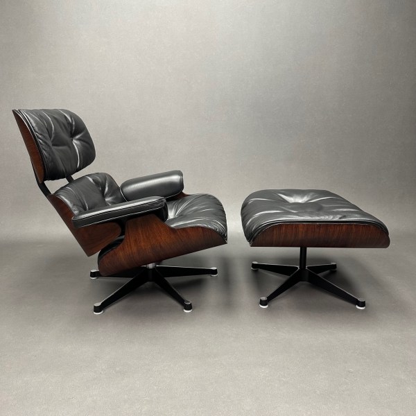 linea due Lounge Chair avec Ottoman Charles & Ray Eames Herman Miller