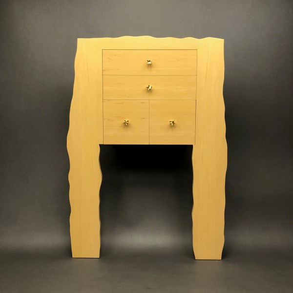 linea due Meuble de rangement Solid Jöel Lagarnaudie Les Essences Ciel