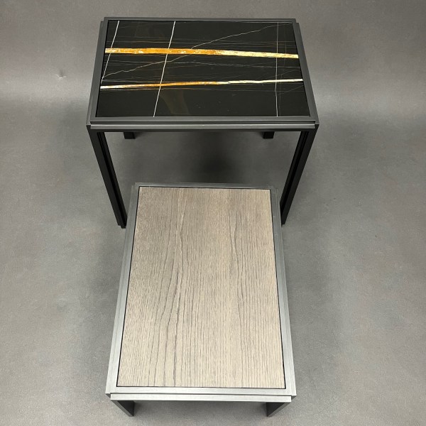 Linea Due Table Basse Jan Marbre Vincent Van Duysen Molteni & C