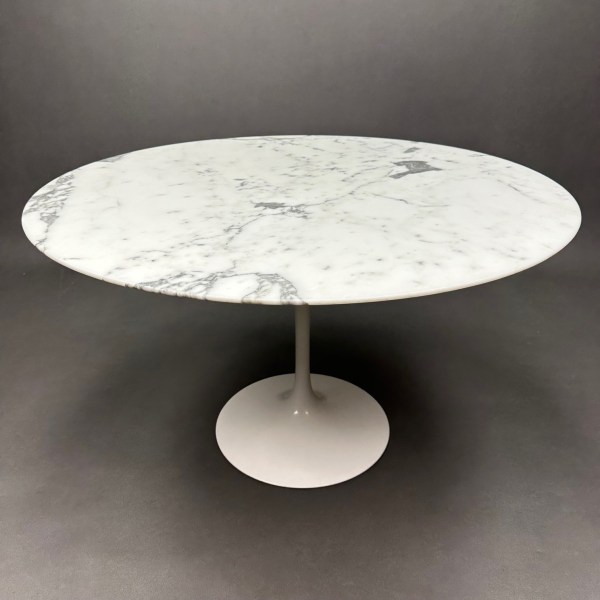 linea due Table Tulipe Saarinen Marbre Arabescato Knoll diamètre 120 linea due Table Tulipe Saarinen Marbre Arabescato Knoll diamètre 120