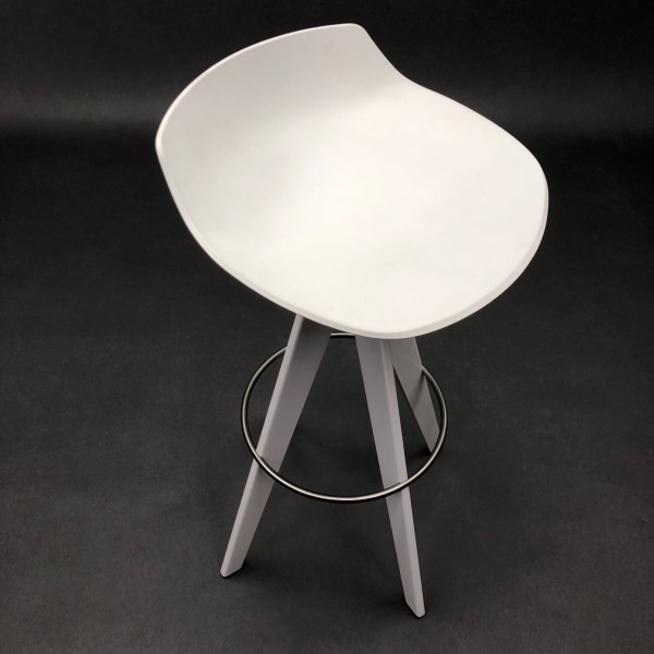 Linea Due Tabouret Flow Stool Acier Jean Marie-Massaud MDF Italia