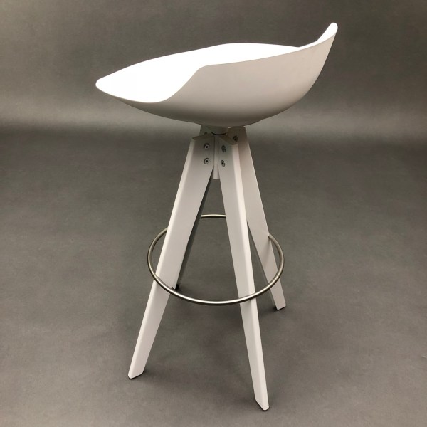 Linea Due Tabouret Flow Stool Acier Jean Marie-Massaud MDF Italia