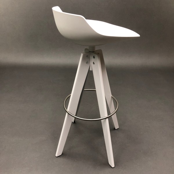 Linea Due Tabouret Flow Stool Acier Jean Marie-Massaud MDF Italia