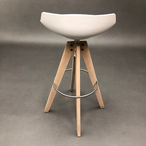 Linea Due Tabouret Flow Stool Bois Jean-Marie Massaud MDF Italia