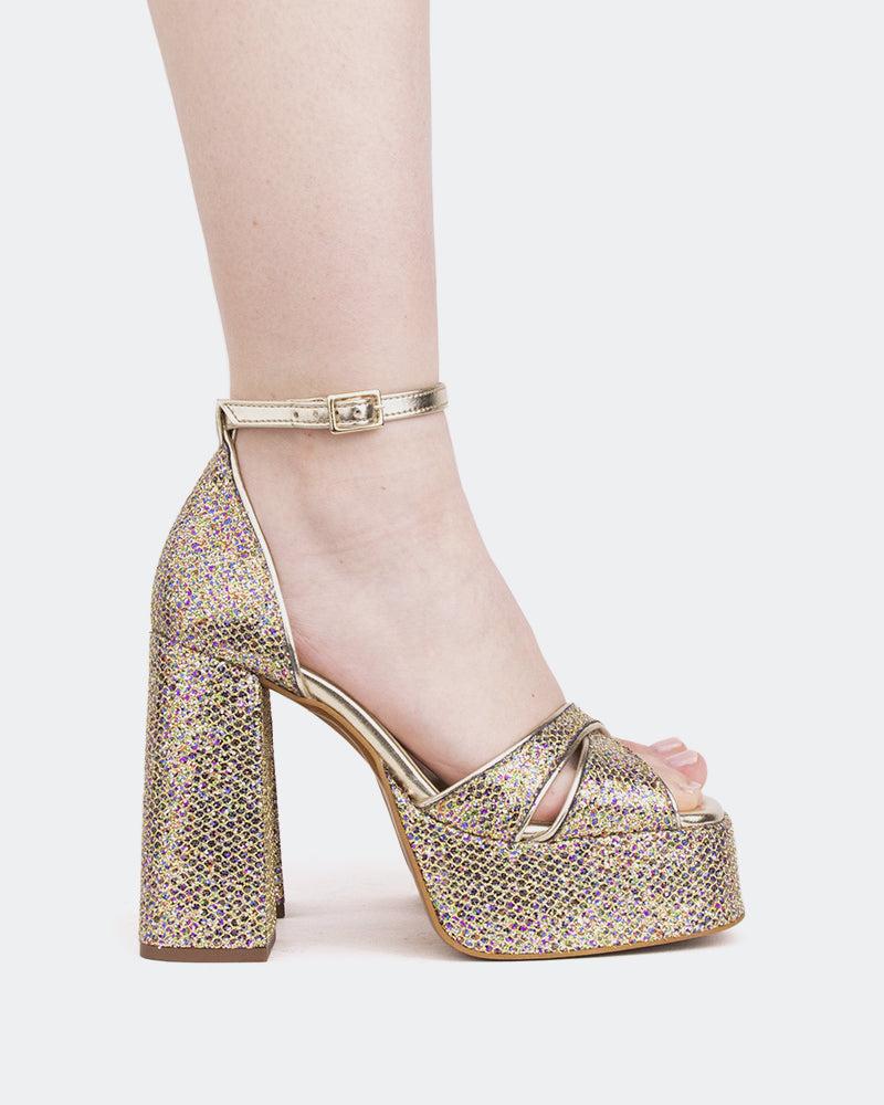 l'intervalle Agua Multi-couleurs paillettes/seau.Multi-couleurs Multicolore