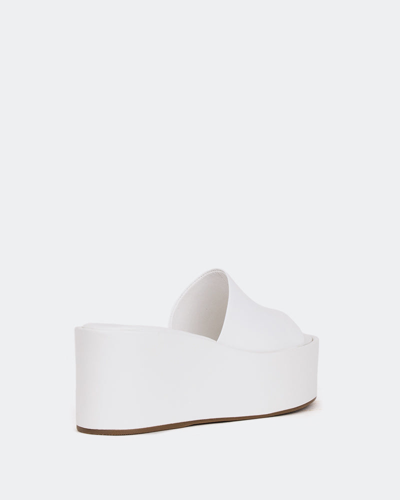 L'intervalle Cathedral Blanc Leather/Cuir Blanc Blanc