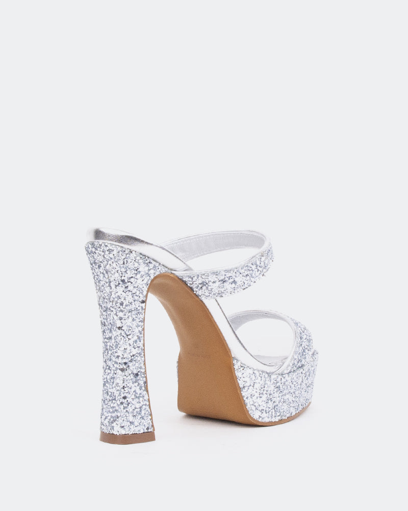 L'intervalle Chiuri Argent Glitter/Briller Argenté Argent