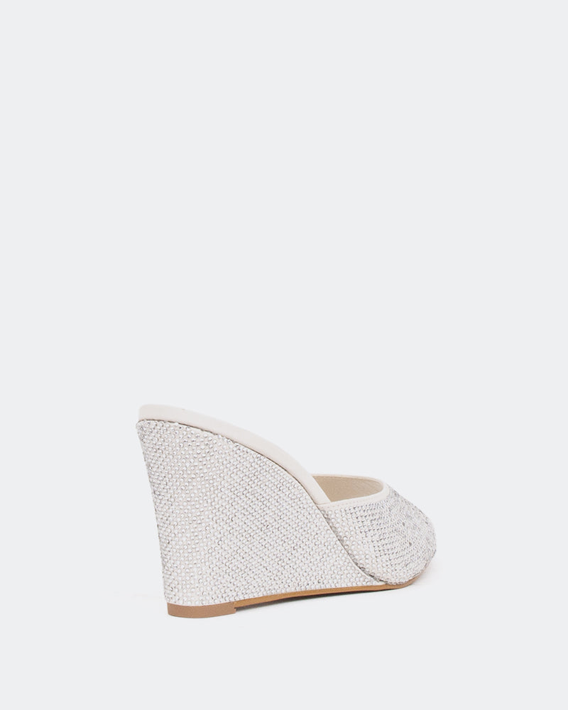 L'intervalle Crystal Blanc Cassé Suède /Suède Blanc Cas. Blanc