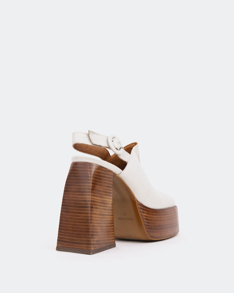 L'intervalle Dolphin Blanc Cassé Leather/Cuir Blanc Cassé Blanc