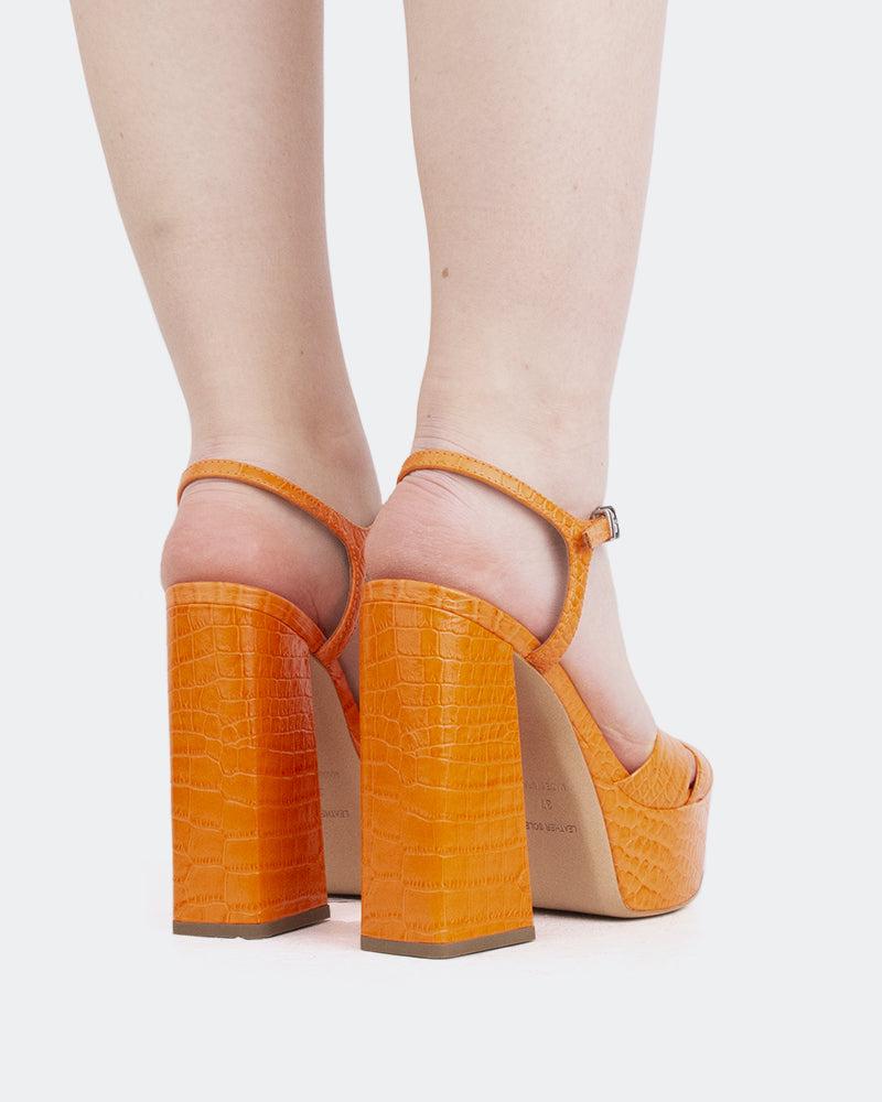 L'intervalle Embassy Croco Orange/Croco Orange Orange