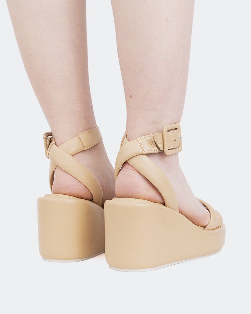 L'intervalle Geralda Chameau Leather/Cuir Chameau Chameau