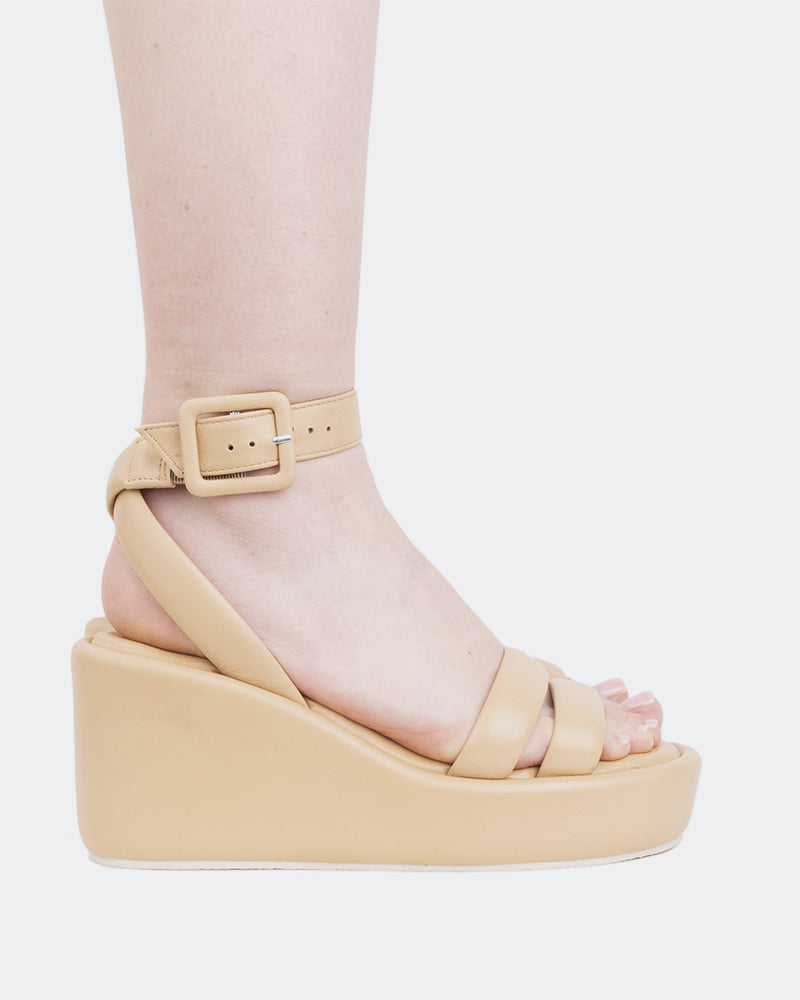 l'intervalle Geralda Chameau Leather/Cuir Chameau Chameau