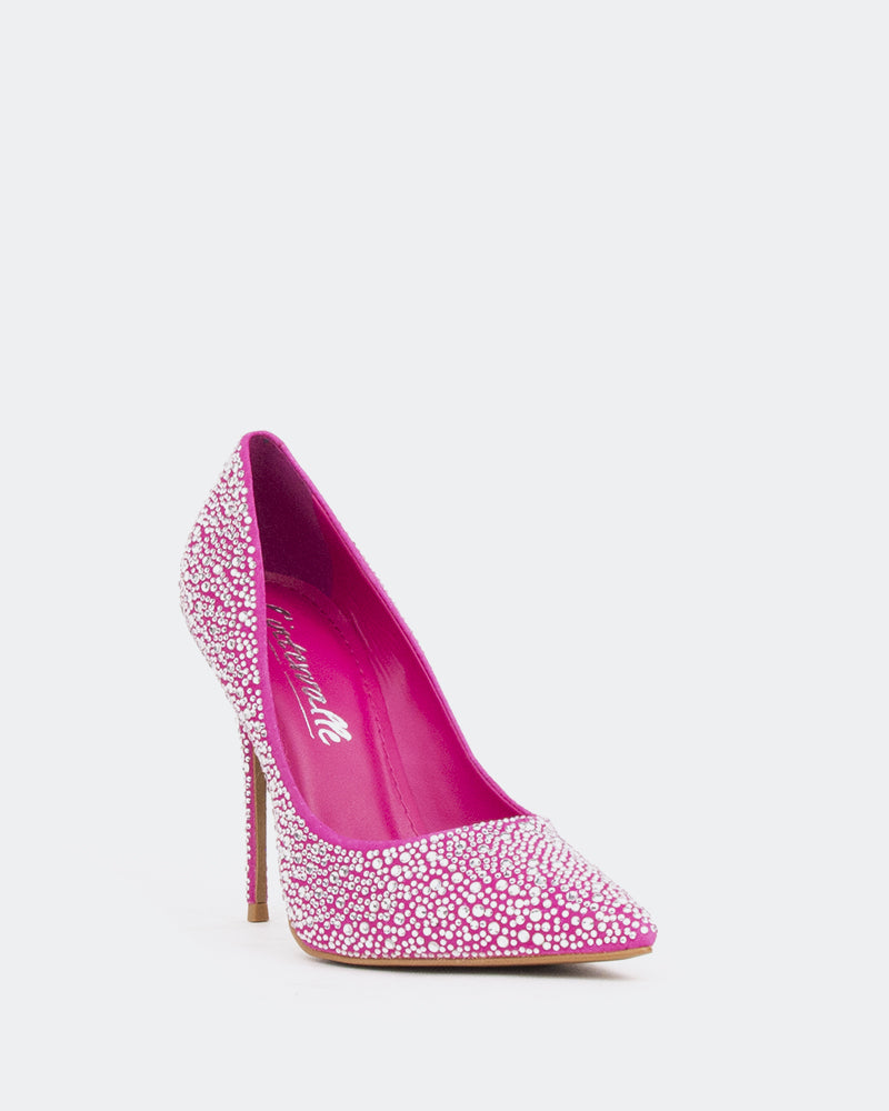 L'intervalle Hilton Fucshia Suède/Suède Fucshia Rose