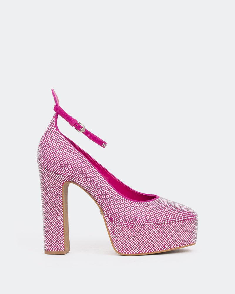 l'intervalle Jayne Fucshia. Suède/Suède Fucshia Rose