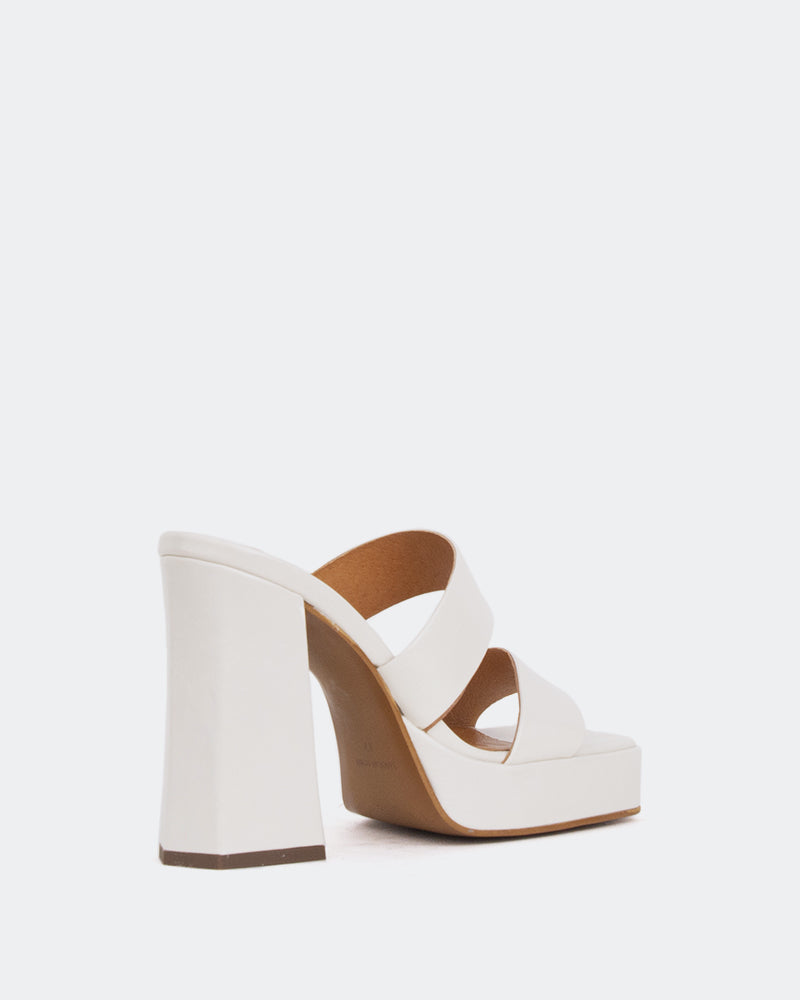 L'intervalle Jinx Blanc Cassé Cuir/Cuir Blanc Cassé Blanc