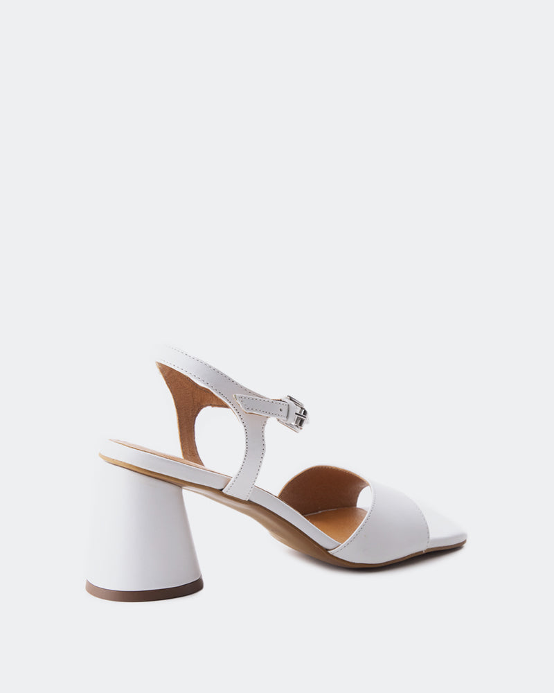 L'intervalle Kalona Blanc Cuir Blanc Cuir/Cuir Blanc