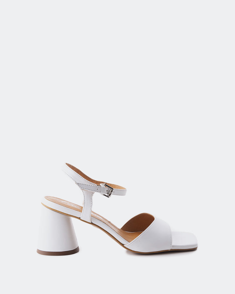 l'intervalle Kalona Blanc Cuir Blanc Cuir/Cuir Blanc