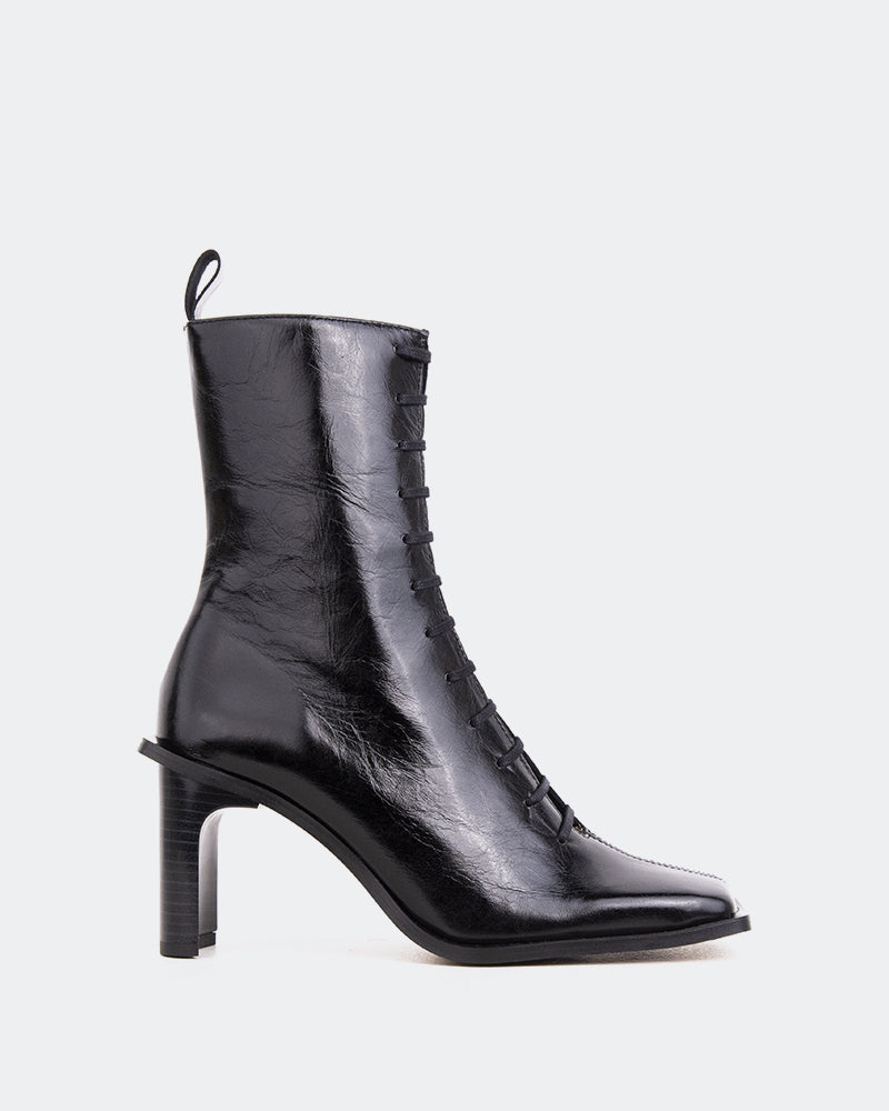 l'intervalle Adaline Noir Cuir Noir