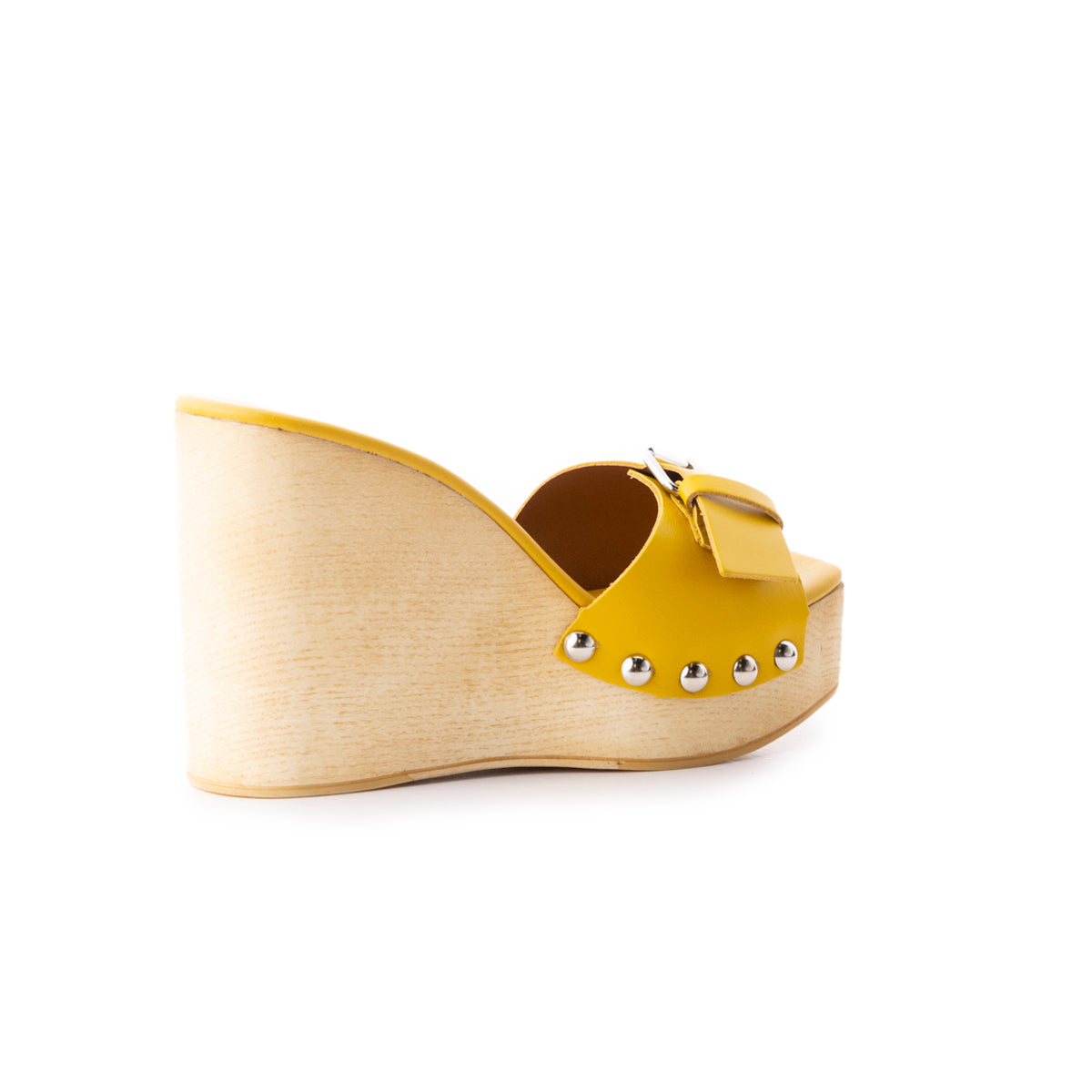 L'intervalle Adore Cuir Moutarde Jaune