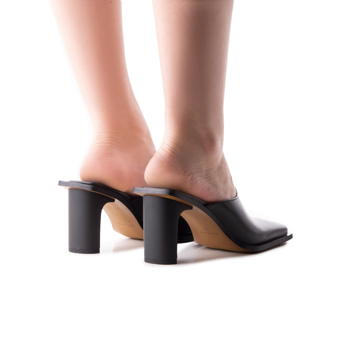 L'intervalle Aglaia Noir Cuir Noir