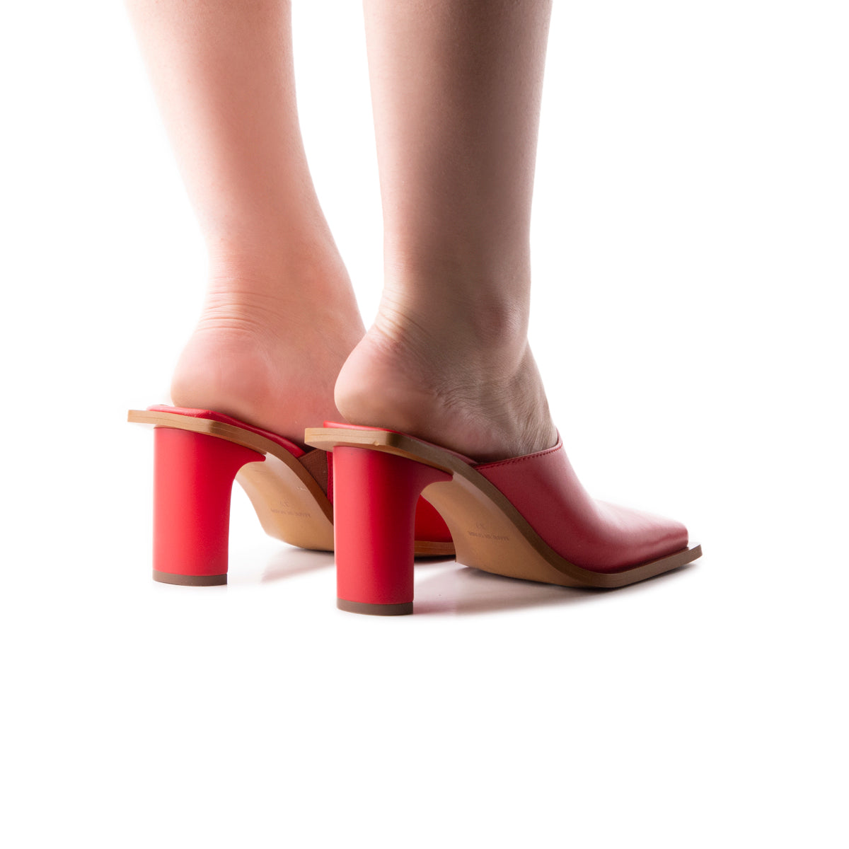 L'intervalle Aglaia Rouge Cuir Rouge