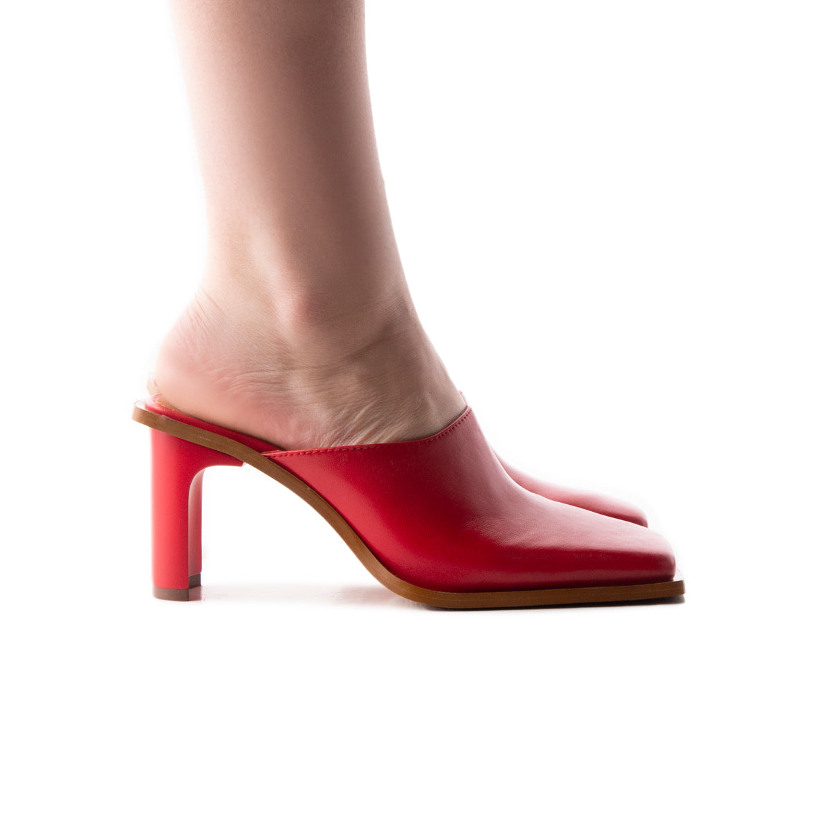 l'intervalle Aglaia Rouge Cuir Rouge