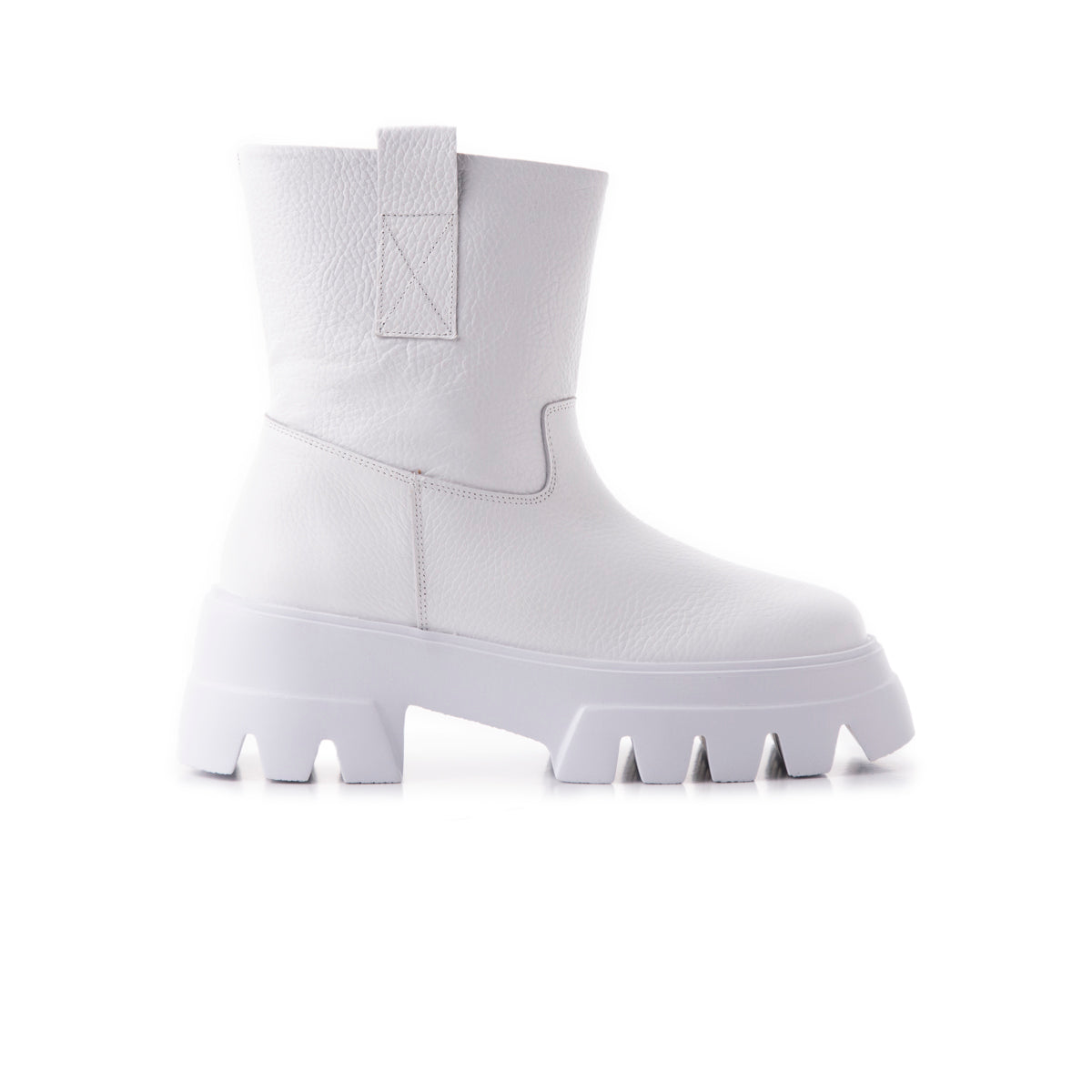 l'intervalle Alaska Blanc Cuir Blanc