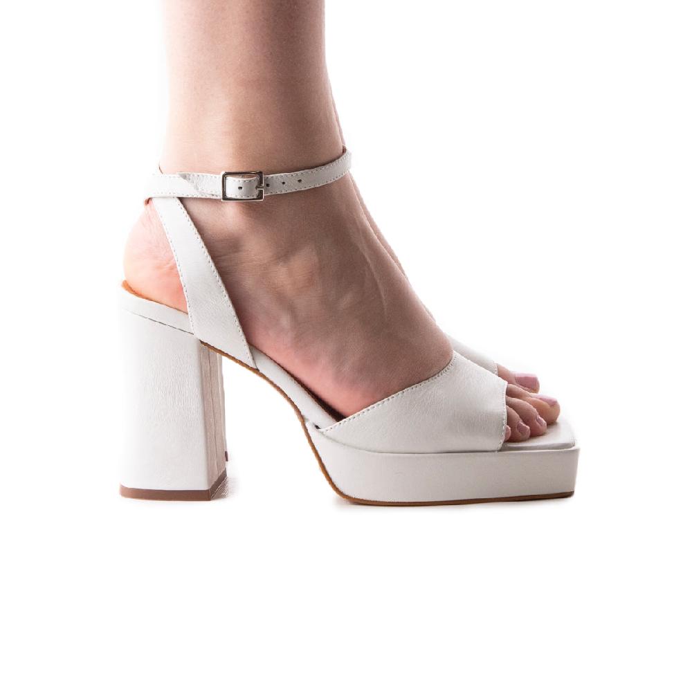 l'intervalle Alegre Blanc Cuir Blanc