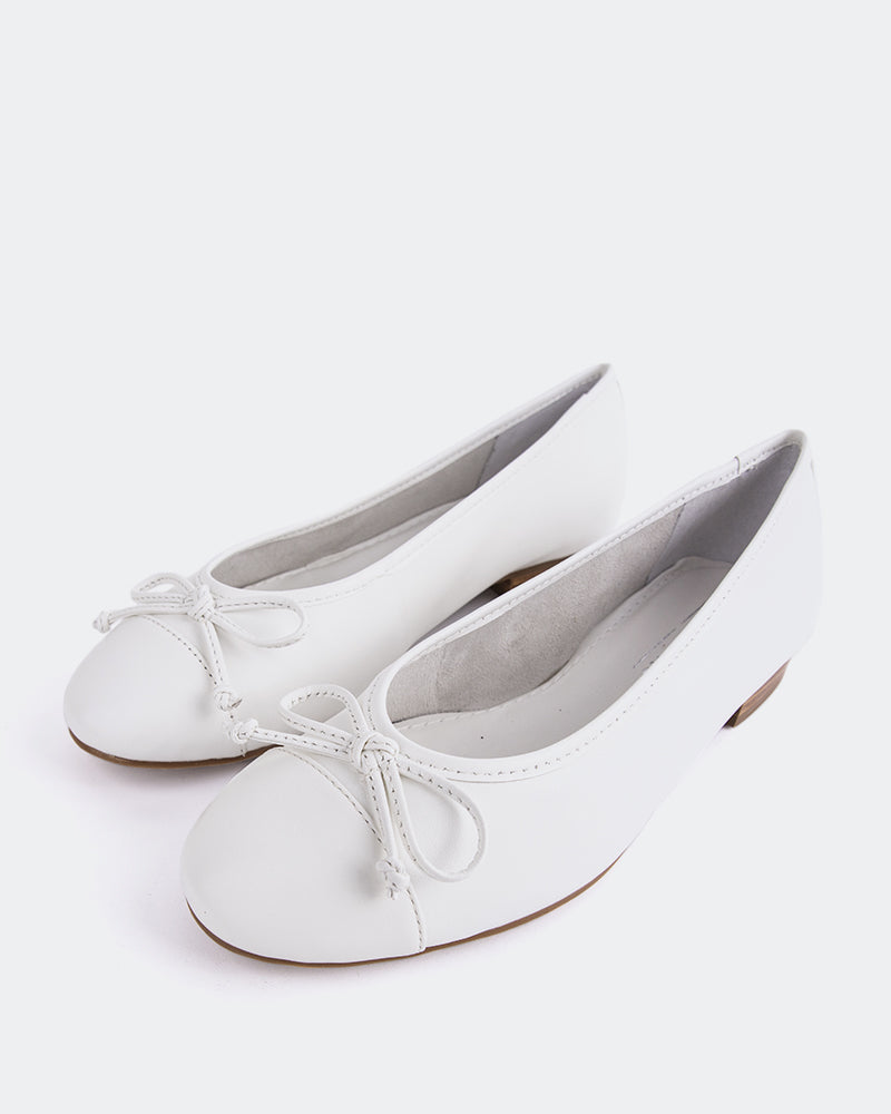 L'intervalle Alona Blanc Cuir Blanc