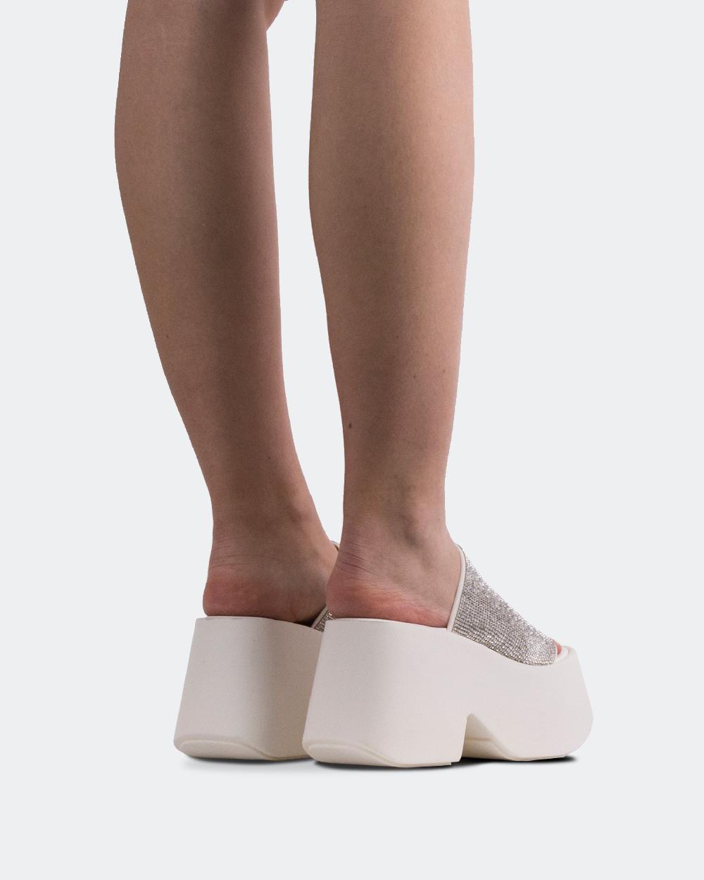 L'intervalle Ambrosio Blanc Strass Blanc