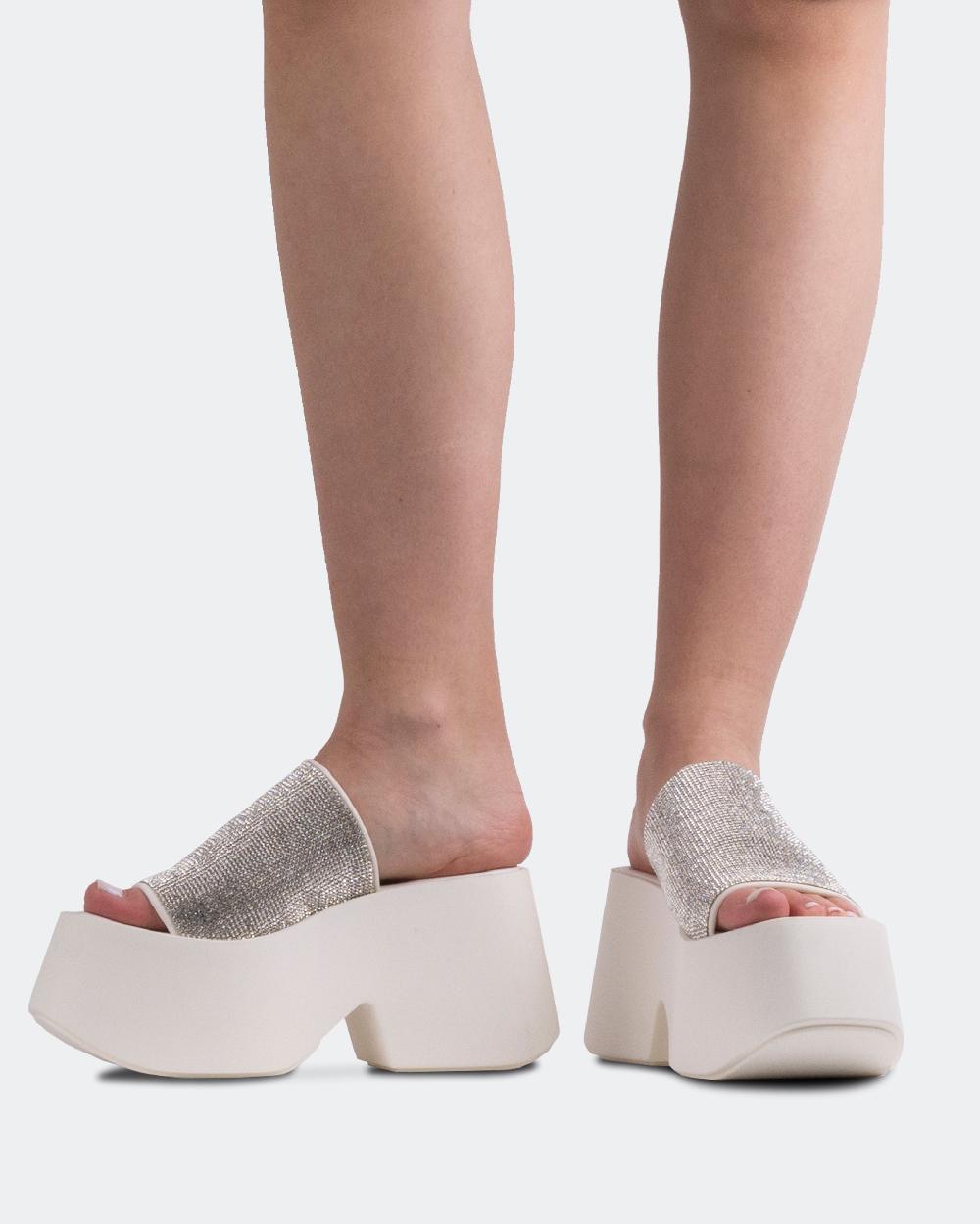 L'intervalle Ambrosio Blanc Strass Blanc