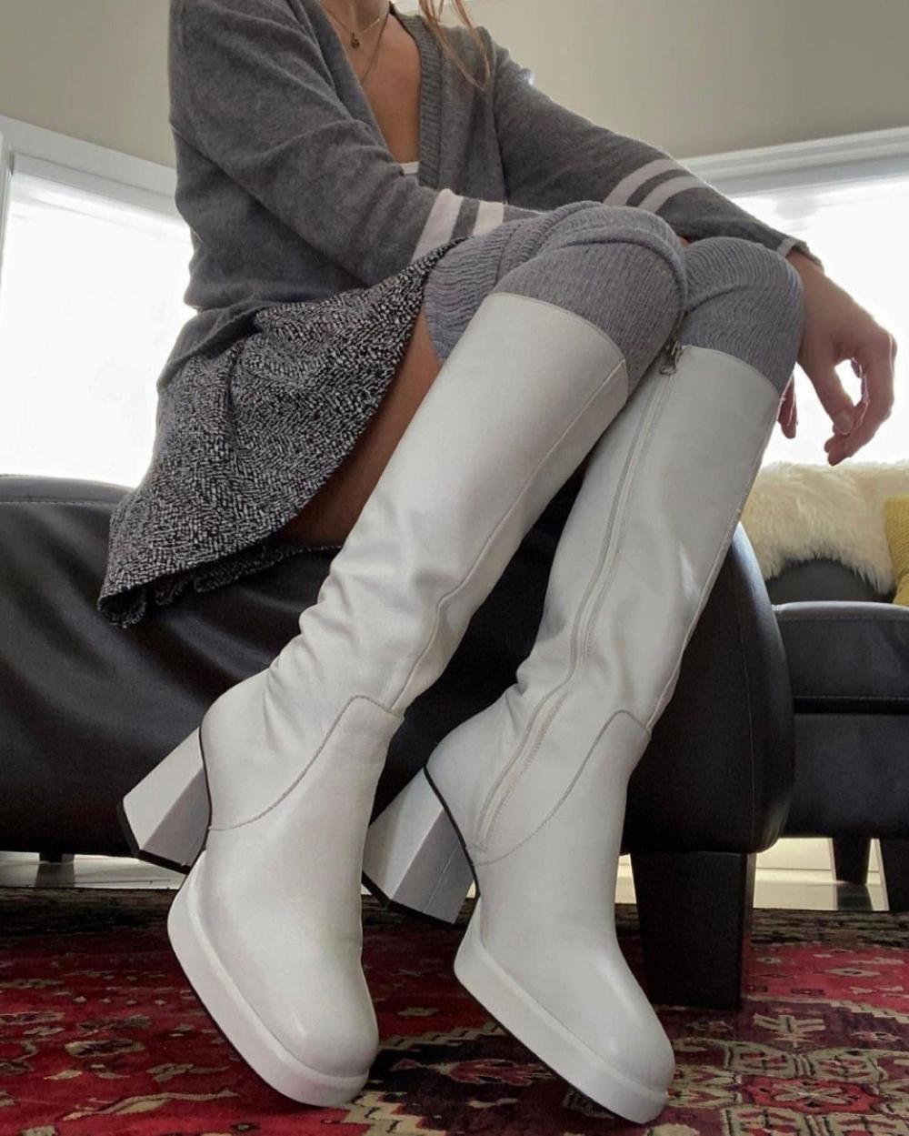 L'intervalle Amiens Blanc Cuir Blanc