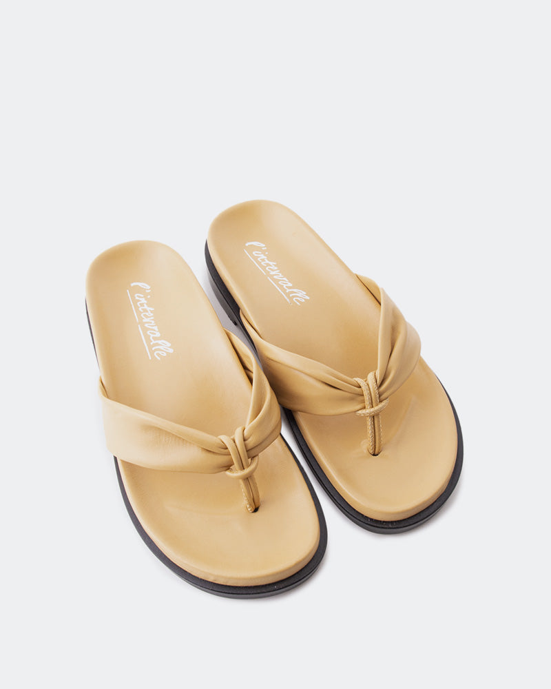 L'intervalle Aminta Chameau Cuir Chameau