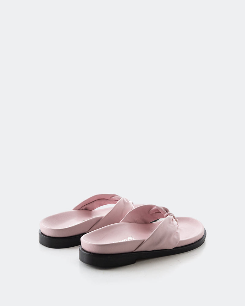 L'intervalle Aminta Pâle Rose Cuir Rose