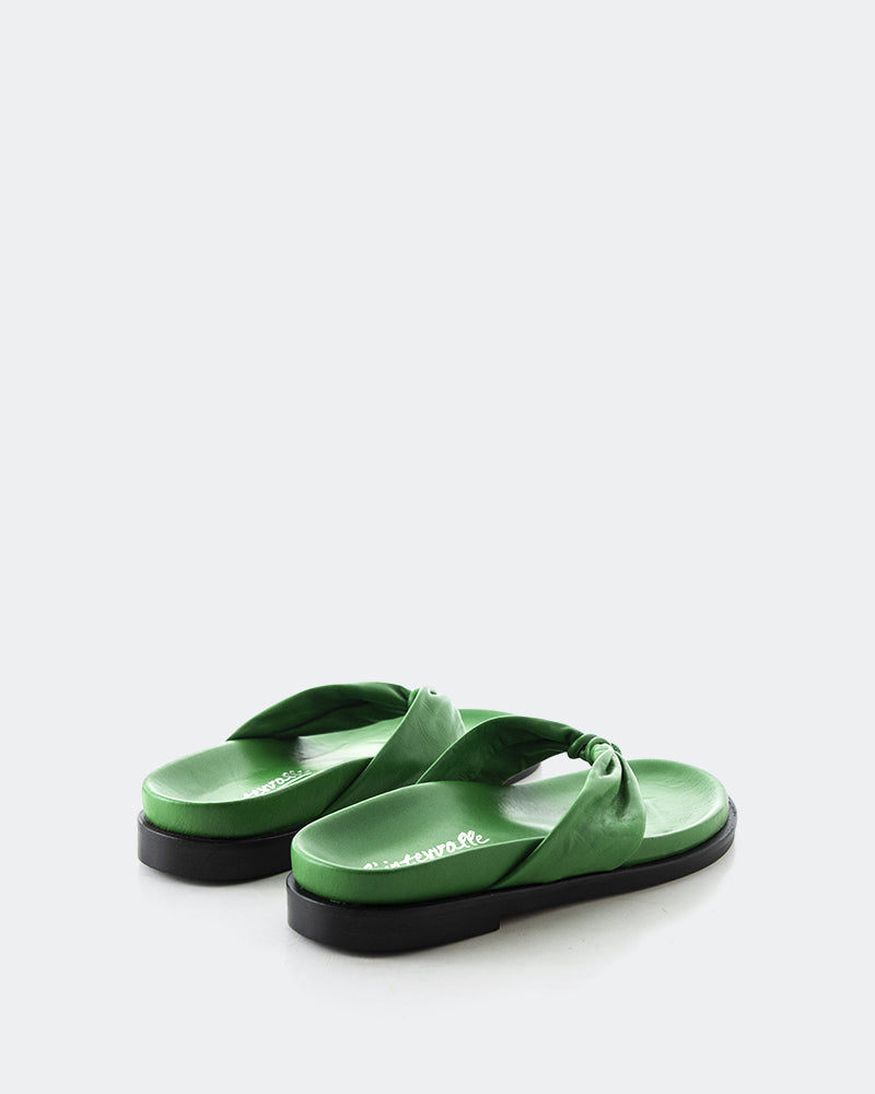 L'intervalle Aminta Vert Cuir Vert