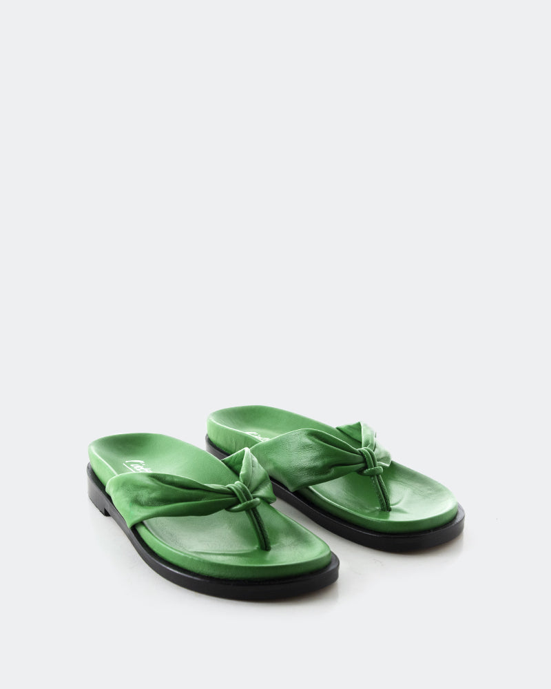 L'intervalle Aminta Vert Cuir Vert