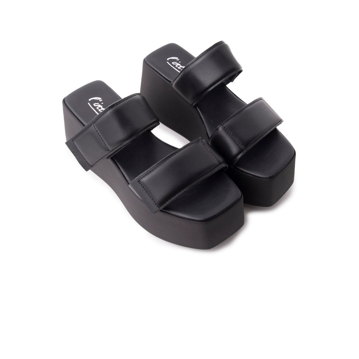 L'intervalle Amore Noir Cuir Noir