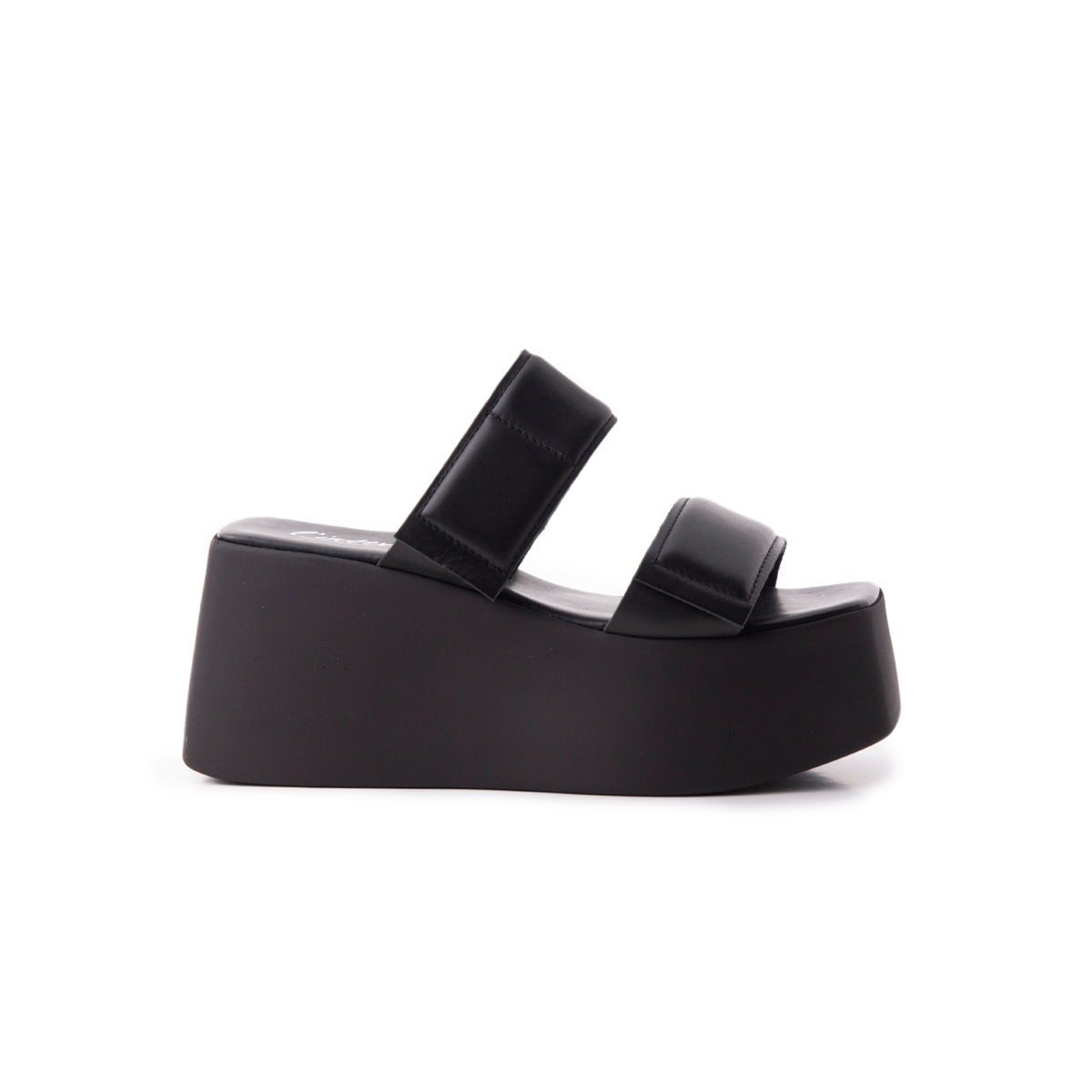 l'intervalle Amore Noir Cuir Noir