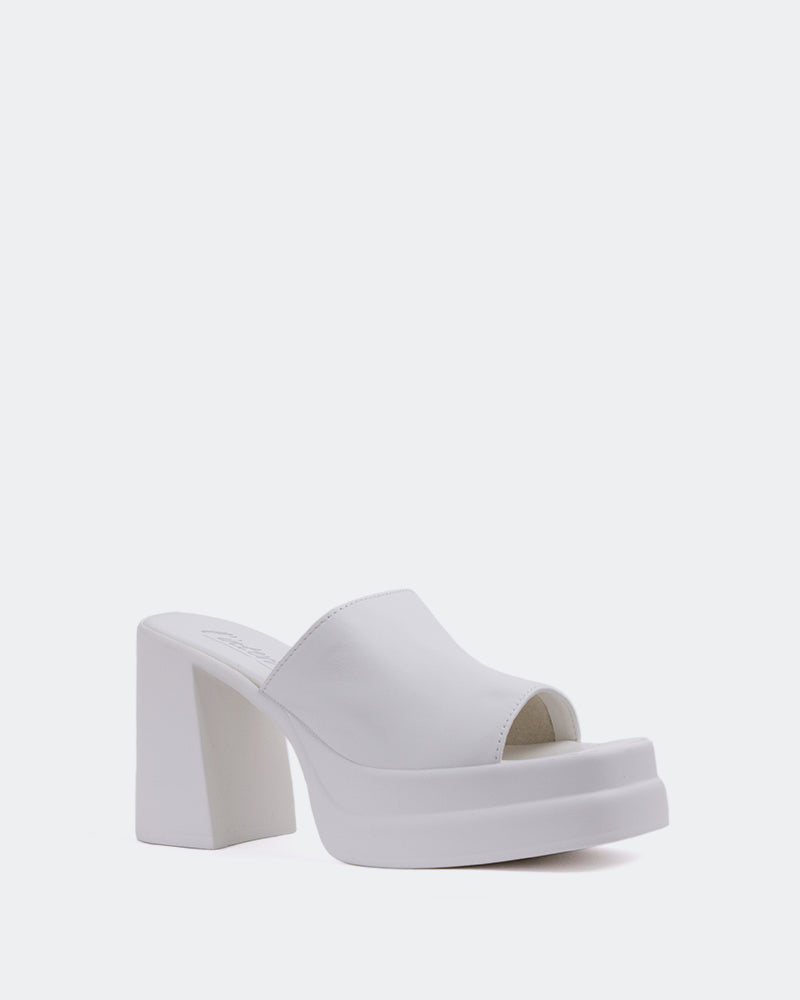 L'intervalle Aprilia Blanc Cuir Blanc