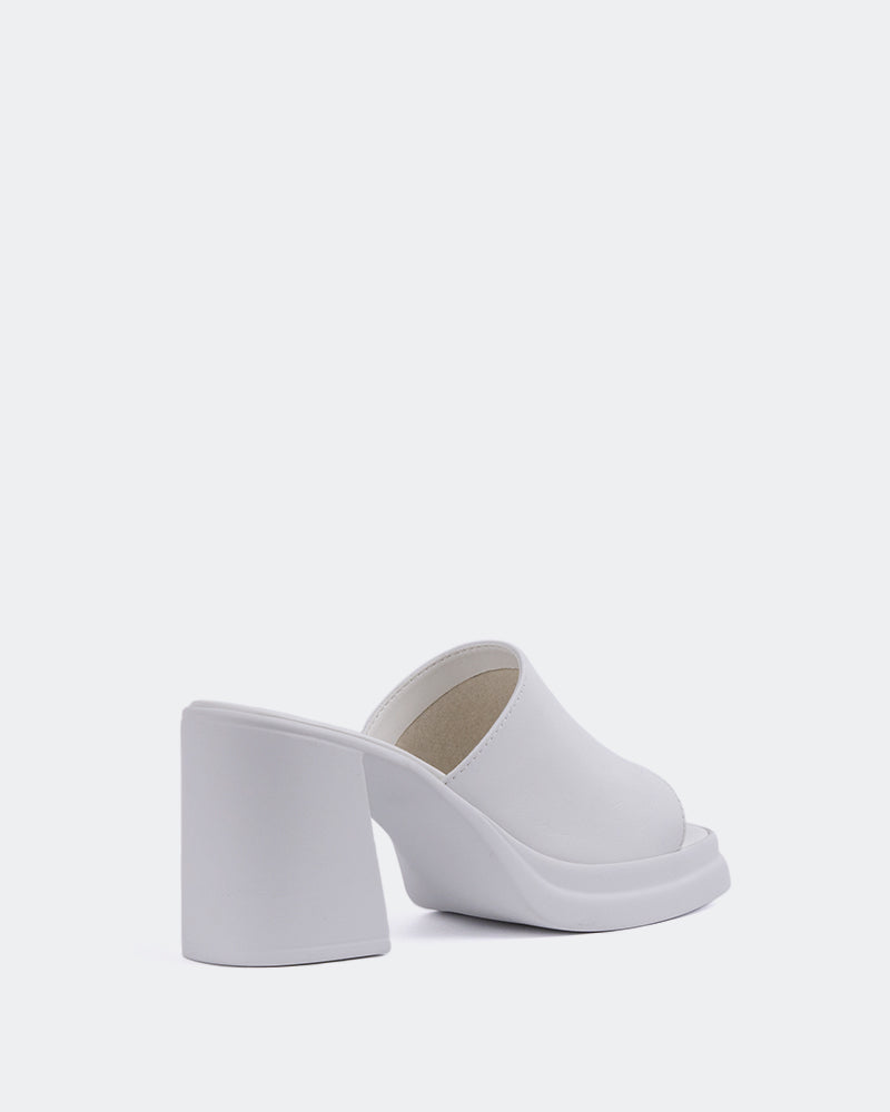 L'intervalle Arezzo Blanc Cuir Blanc